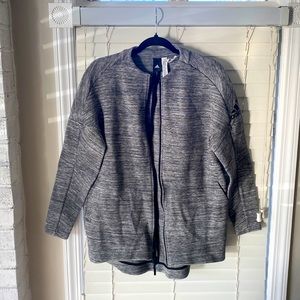 Grey adidas zip up jacket
